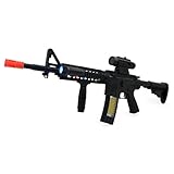 32" M16 SWAT Team Assault Rifle Machine Gun Toy with Light Scope & Shooting Sounds