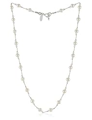 Margo Morrison New York Small White Freshwater Pearl Toggle Necklace, 18"