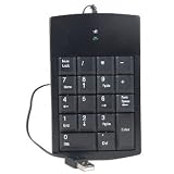 USB Numeric 10-Key Slim Keypad (Black)