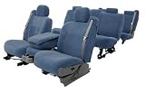 Coverking Velour Custom Fit Seat Covers - Light Blue, Front Row Seats. Honda S2000 50/50 Bucket Seat w/built-in headrest, NOT FOR SEATS WITH HEADREST SPEAKERS 2000 - 2005