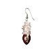 Pack of 10 Pairs of NFL St. Louis Rams Snowman Football Earrings