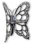 Flower House FHBC205W Butterfly Chair, White