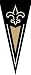 NFL New Orleans Saints Yard Pennant