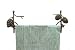 PINE CONE bath TOWEL BAR rack bathroom Lodge Metal NEW
