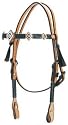 Western Jeweled Show Tack Set- Headstall & Breast Collar~ Light Oil