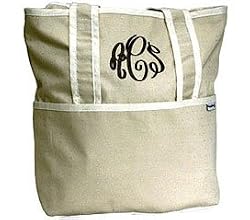 Hoohobbers Ecru Tote Diaper Bag