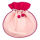 Silk Bag - with contrasting color top--for infinite uses