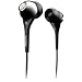 Philips SHE 9503 InEar Ohrh�rer (Ger�uschd�mmung, Goldstecker, Ohrkappen in 3 Gr�ssen), schwarz