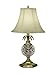 Read Dale Tiffany GT10359 Crystal Table Lamp, Antique Brass and Fabric Shade Details Dale Tiffany GT10359 Crystal Table Lamp, Antique Brass and Fabric Shade