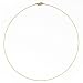 14k Yellow 0.5mm Twist Cable Wire Chain Necklace - 18 Inch