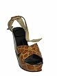 ROBERT CLERGERIE Coeurlo Croc Wedge Sandals