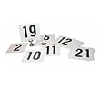Table Numbers, 1-25, 4'' x 3-3/4'' (1 Set/Unit)
