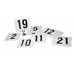 Table Numbers, 1-25, 4'' x 3-3/4'' (1 Set/Unit)