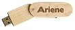 Engraved Wooden USB Flash Drive 8 GB - Engraved name Ariene