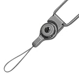 SILVER Detachable Cell Phone Neck Lanyard