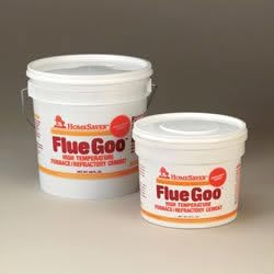 Homesaver Flue Goo Furnace/Refractory Cement Pre-mixed 1/2 Gal. - Gray