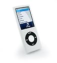 Tuff-Luv Slim&Lite Silikon Hülle / Tasche für (Ipod Nano 4th Gen 8GB/16GB) - (Clear) + Displayschutz