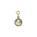 Madonna & Child Cameo Charm