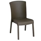 Grosfillex® Havana Classic Sidechair - Espresso (Sold In Pkg. Qty. 12)