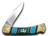 BUCK 110 Yellowhorse 1/25 Folding Hunter RAM Wildlife Series Pocket Knife Knives