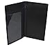 Leatherboss Plain Checkbook Cover - Black 6.3/8