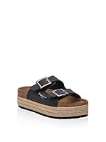 Pepe Jeans Sandalias planas Simone Basic (Negro)