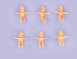 Plastic King Cake Babies 6ct