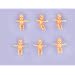 Plastic King Cake Babies 6ct