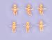 Plastic King Cake Babies 6ct