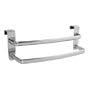 InterDesign Axis Over the Cabinet 9-Inch Double Towel Bar, Chrome
