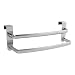 InterDesign Axis Over the Cabinet 9-Inch Double Towel Bar, Chrome