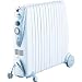 from Delonghi 3kW Delonghi Rapido Oil filled Radiator with Thermostat, Instant Heat System for Fast Warm Up, Frost Protection & 24 hour timer Model G011230RTW