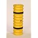 Eagle 1704 Blow-Molded High Density Polyethylene Column Protector for 4"-6" Column with Easy to Install Straps, Yellow, 13" Length, 13" Width, 42" Height
