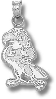 Eastern Michigan Eagles Sterling Silver Eagle Pendant