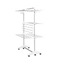 Hanuri One Touch W�schest�nder  / W�schetrockner /  Variabel klappbar / Fu�rollen