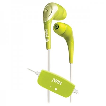 jWIN JHE22 Binaural Earphone - Green