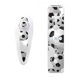 Lots of Soccer Balls Design Nintendo Wii Nunchuk + Remote Controller Protector Skin Decal Sticker
