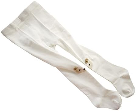 Holly Store Children Cartoon Pantyhose Baby Girls Socks Tights Stereo Fox White Size X-Small