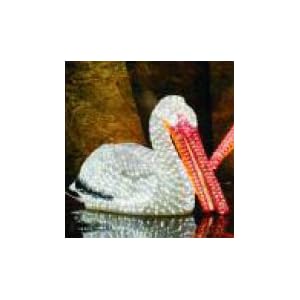 Giant Commercial Acrylic LED Female Pelican Christmas Display - 1,472 LED Lights
