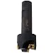Dorian Tool F75 Indexable High Positive End Mill Holder, 3 Flute, 75 Degree, 2" Cutting Diameter, 4" Overall Length, 1" Shank Diameter