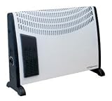 Convector Heater 2000W 3 Heat Settings Thermostat Turbo Fan