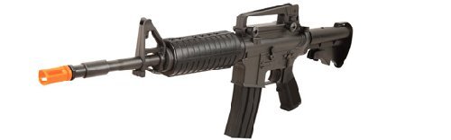 AEG Auto Electric M4A1 Carbine Electric Airsoft Rifle with Adjustable Stock and Rechargeable Battery