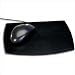 Black Leather Mouse Pad