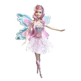 Click here to buy Barbie Fairytopia Mermaidia Glitter-Swirl Fairy Doll by Mattel