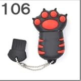 PLATA ( プラタ ) おもしろ USB メモリ 8GB 16 猫 の 手 ブラック