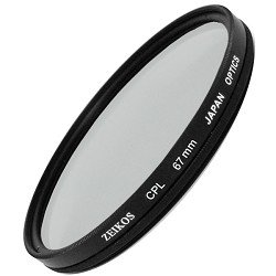 Zeikos ZE-CPL67 67mm Multi-Coated Circular Polarizer Filter