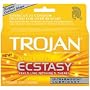 Trojan Ultra Ribbed Ecstasy Ultrasmooth: 10-Pack of Condoms