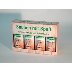 Bergland SAUNEN MIT SPASS Sauna-Aufguss-Set, 4 x 50 ml