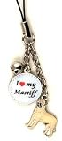 Bull Mastiff Dog Cell Phone Charm