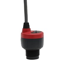 Flowline DS14-01 Polycarbonate EchoPod Ultrasonic Level Switch and Controller with Fob, 1" NPT, 4.1' Range